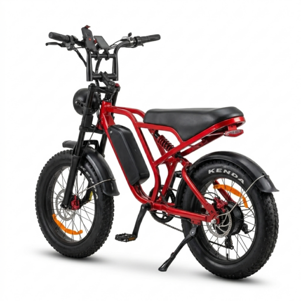 Bicicleta Eléctrica Turbo Z vino posterior Bicicleta Eléctrica Turbo Z Ecomove con motor de 750W, batería de litio 48V 20Ah y autonomía de 65 km