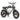 Bicicleta Eléctrica Turbo K Ecomove estilo moto con motor de 1000W y batería de litio 48V 22.5Ah