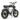 Bicicleta Eléctrica Turbo K Ecomove estilo moto con motor de 1000W y batería de litio 48V 22.5Ah
