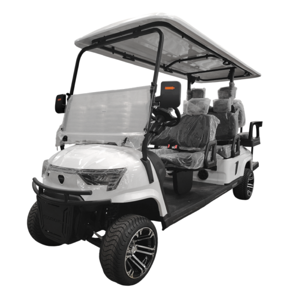 Carro de Golf de 6 Pasajeros Modelo E Ecomove con batería de 48V 100Ah y capacidad para 700 kg