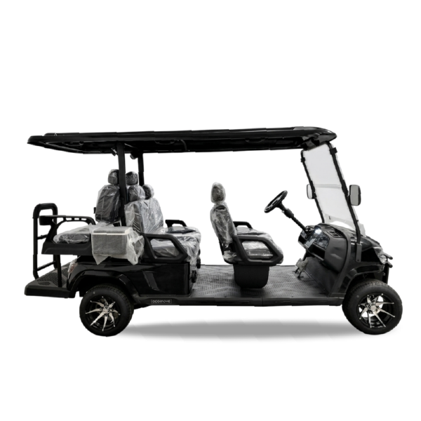 Carro de Golf de 6 Pasajeros Modelo E Ecomove con batería de 48V 100Ah y capacidad para 700 kg
