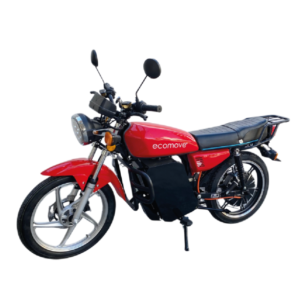Moto Eléctrica Kavol Ecomove con diseño clásico, motor de 3000W y velocidad de 85 km/h
