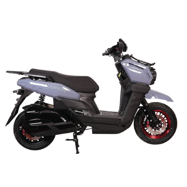 Moto Eléctrica TK Ecomove con motor de 3000W y batería de litio 72V 30Ah