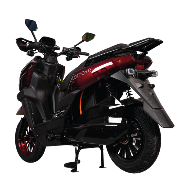 Moto Eléctrica TK Ecomove con motor de 3000W y batería de litio 72V 30Ah