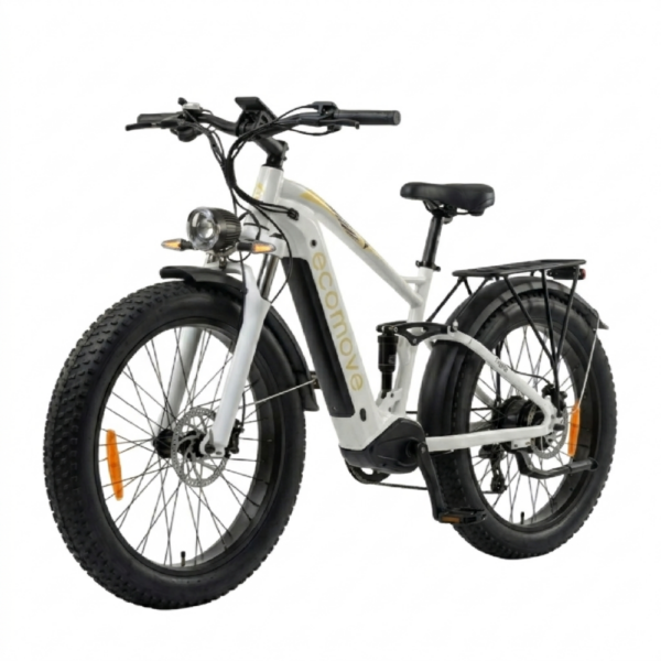 Bicicleta Eléctrica TX 500 Ecomove todoterreno con motor de 500W y batería de litio 48V 13Ah