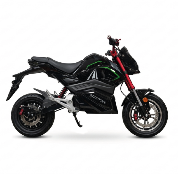 Moto Eléctrica XZ6 Ecomove con motor de 3000W, batería de litio y autonomía de 80 km