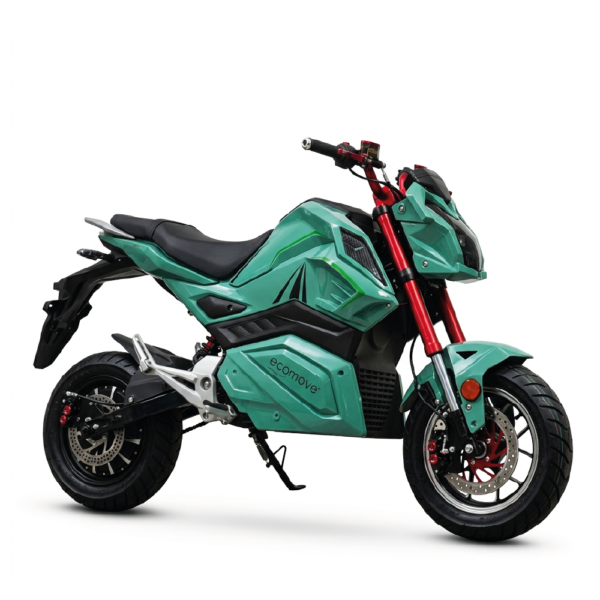 Moto Eléctrica XZ6 Ecomove con motor de 3000W, batería de litio y autonomía de 80 km
