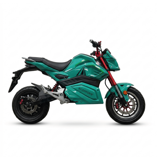 Moto Eléctrica XZ6 Ecomove con motor de 3000W, batería de litio y autonomía de 80 km