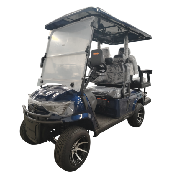 Carro de Golf de 4 Pasajeros Modelo E Ecomove con batería de litio y capacidad para 500 kg