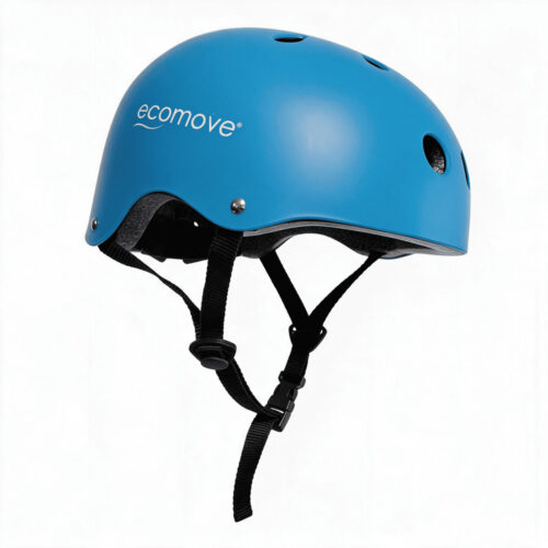 Casco H2 ecomove celeste para scooter y e-bike