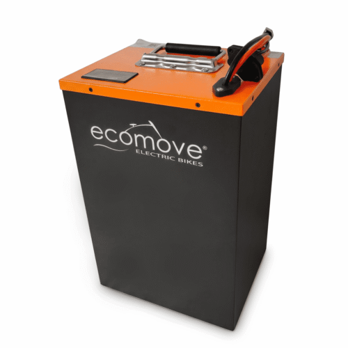 Batería 72V 40AH_2 Batería de litio de 72V 40Ah para moto eléctrica Ecomove, con capacidad nominal de 2880 Wh.